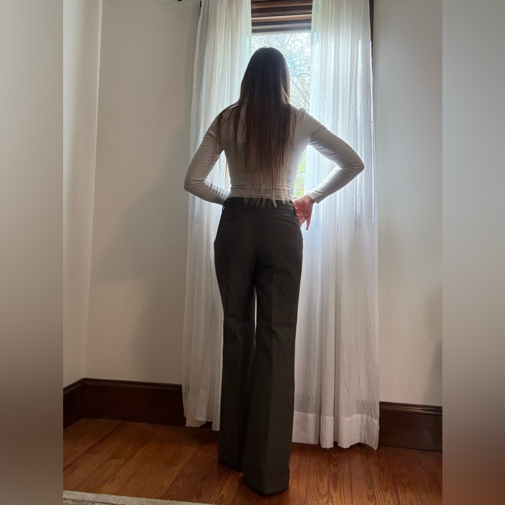 Banana Republic Gray Wide-Leg Trousers - Picture 3 of 6